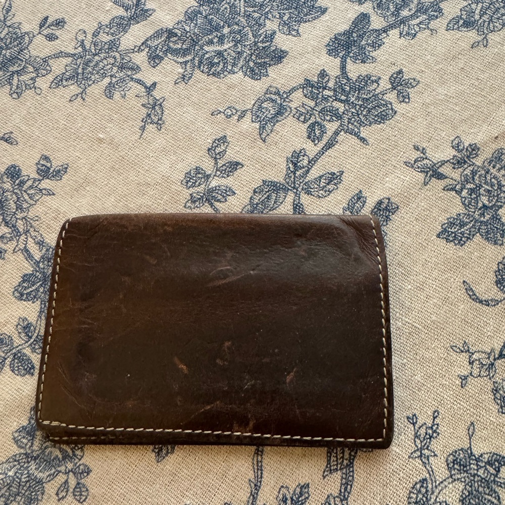 Vintage Classic Brown Leather Wallet
